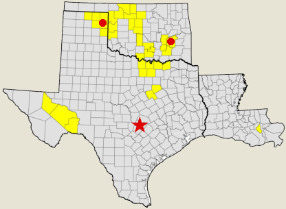 Areas of activity map